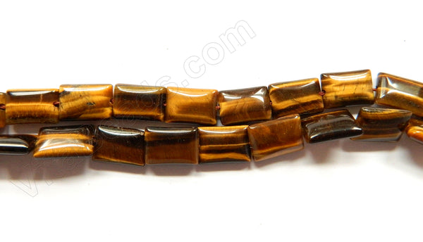 Tiger Eye AA  -  Puff Rectangles  16"