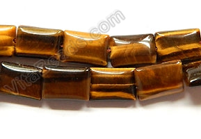 Tiger Eye AA  -  Puff Rectangles  16"