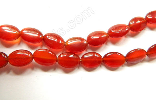 Carnelian AA  -  Puff Ovals 15"