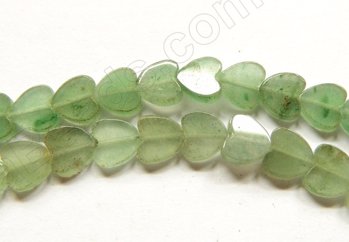 Green Aventurine  -  Flat Heart  16"