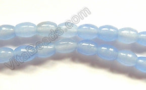 Light Blue Agate  -  Small Rice  16"