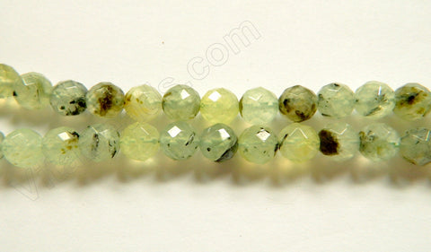 Prehnite Natural A  -  Faceted Round  16"