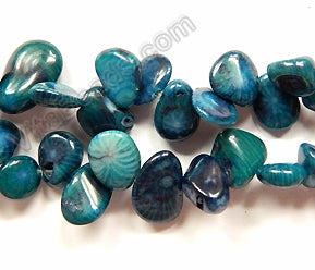 Navy Blue Coral  -  Smooth Drop Nuggets 16"