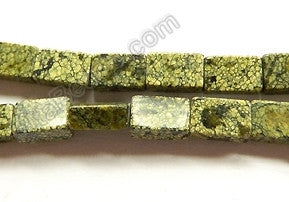 Russia Jade  -  Bricks  16"    9 x 6 x 4 mm