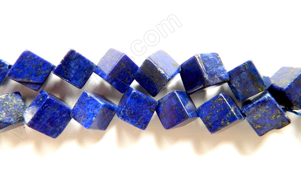 Lapis Lazuli AA  -  Di-drilled Cubes 16"