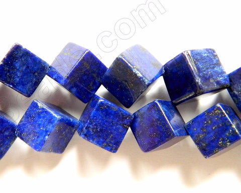 Lapis Lazuli AA  -  Di-drilled Cubes 16"