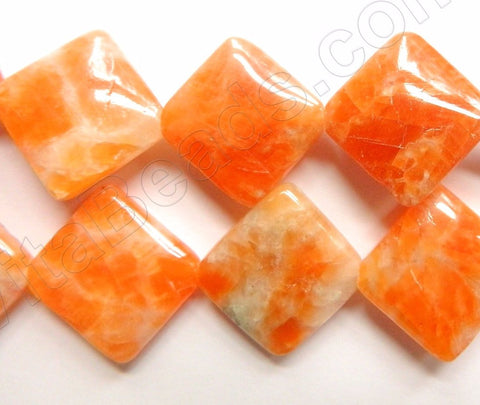 Orange Calcite - Puff Diamond  16"