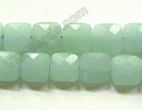 Amazonite  -  Faceted Squares  16"