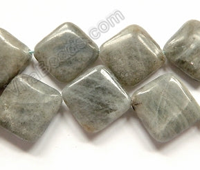 Labradorite AB  -  Puff Diamond  16"