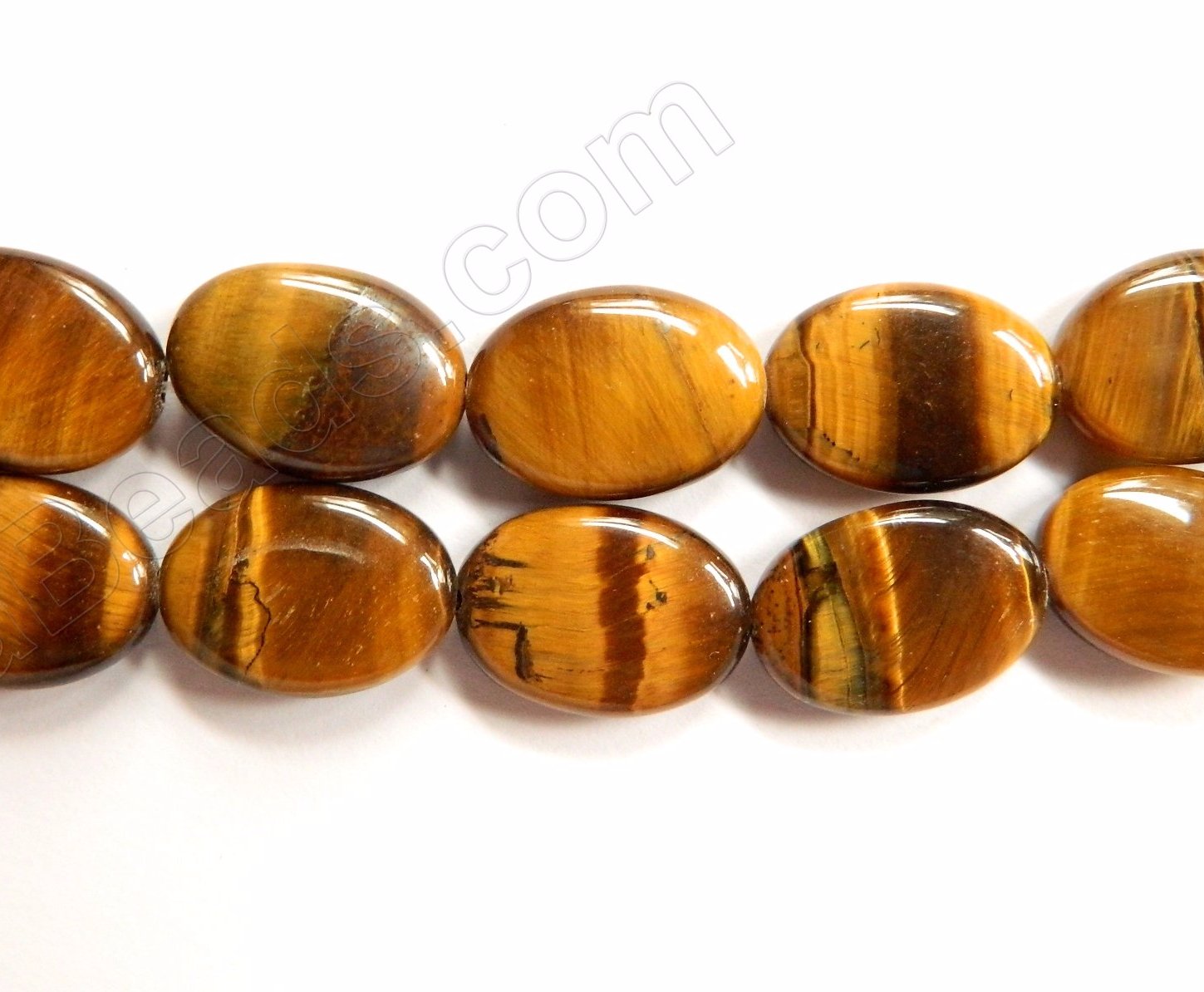 Tiger Eye  -  Puff Ovals  16"