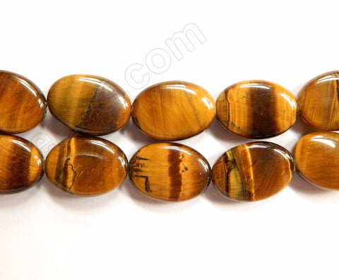 Tiger Eye  -  Puff Ovals  16"