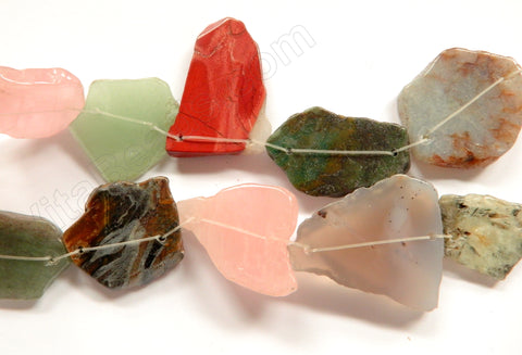 Mixed Stone  -  Irregular Slabs 16"