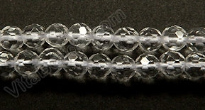 Crystal AA (Natural)  -  Faceted Round   16"