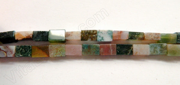 Fancy Jasper  -  Brick  16"    6x9x4mm