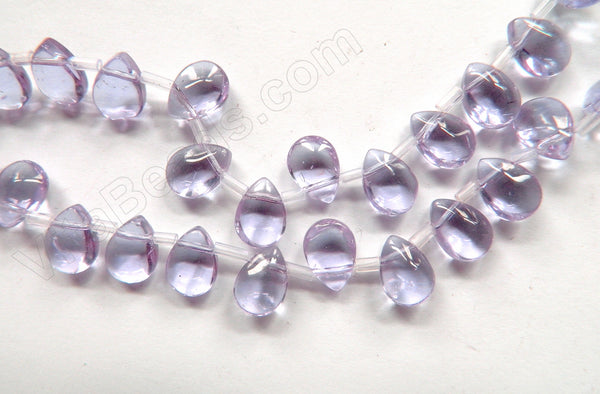 Light Amethyst Crystal  -  Puff Briolette