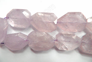 Amethyst Light AB  -  Thick Faceted Slabs, Faceted Nugget 16"     25 x 35 x 10 mm
