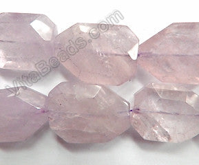 Amethyst Light AB  -  Thick Faceted Slabs, Faceted Nugget 16"     25 x 35 x 10 mm