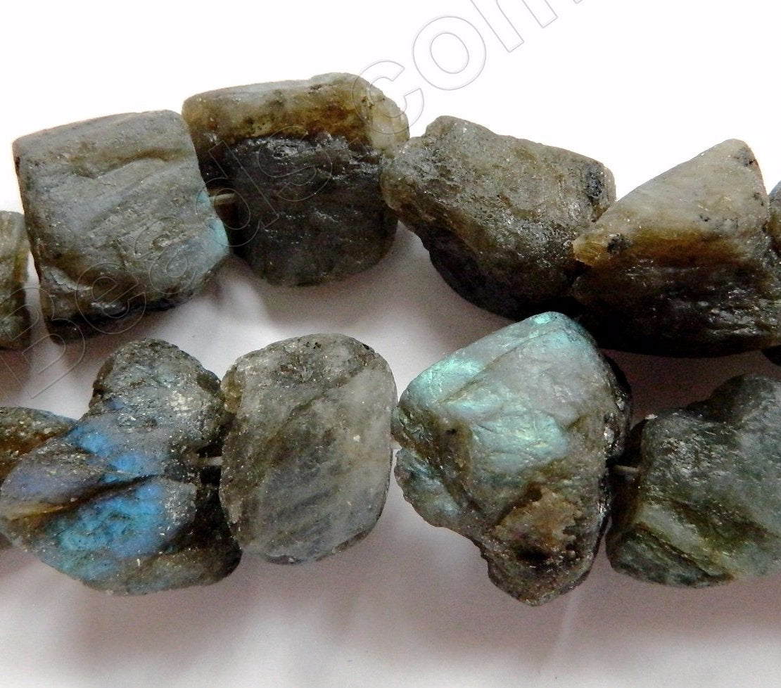 Rough Labradorite Dark  -  Irregular Tumble  16"