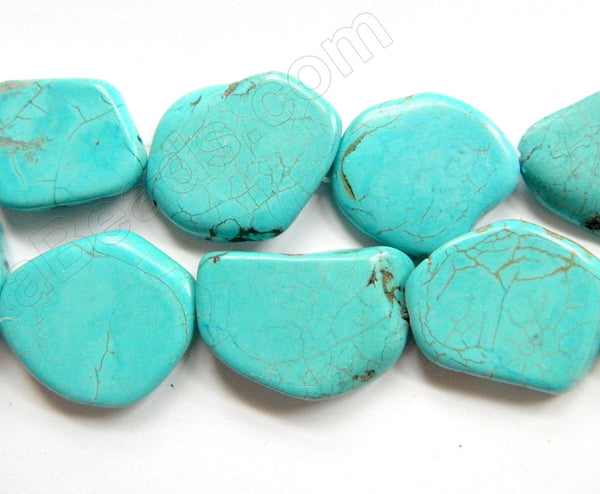 Blue Crack Turquoise  -  Irregular Slabs  16"