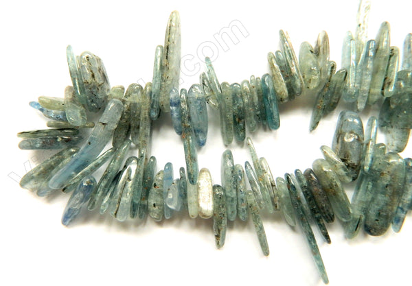 Dark Blue Green Kyanite  -  Long Sticks 16"