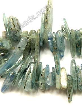 Dark Blue Green Kyanite  -  Long Sticks 16"