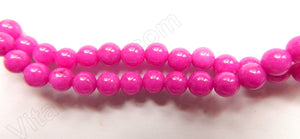 Deep Fuchsia Jade  -  Smooth Round  16"