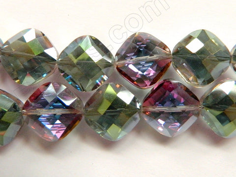 Mystic Purple Green Crystal  -  Faceted Diamond 12"