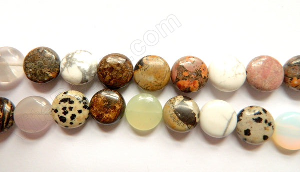 Mixed Stone -  Puff Coins 16"