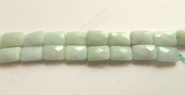 Amazonite  -  Faceted Rectangles  16"