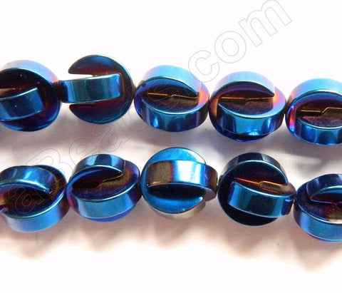 Blue Hematite  -  GG Design  16"