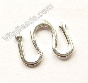 Sterling Silver "M" Hook