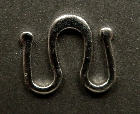 Sterling Silver "M" Hook