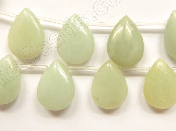 New Jade -  Smooth Flat Teardrop 16"