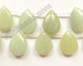 New Jade -  Smooth Flat Teardrop 16"