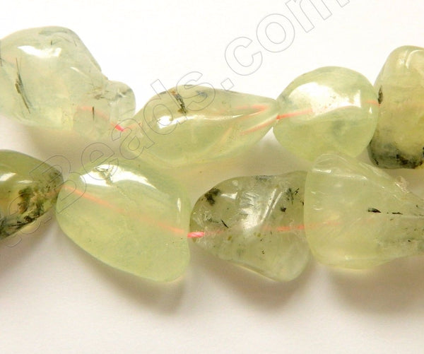 Prehnite AB  -  Free Form Spinal Nuggets  16"