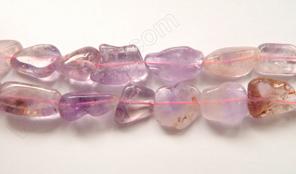 Amethyst AB  -  Free Form Spinal Nuggets  16"