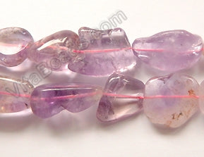 Amethyst AB  -  Free Form Spinal Nuggets  16"