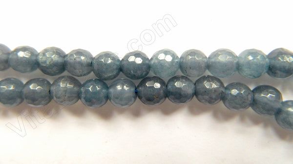 Iolite Blue Jade  -  Faceted Round  15"