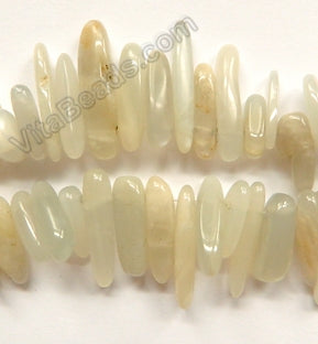 Moonstone  -  Smooth Sticks 16"      6 x 18 mm