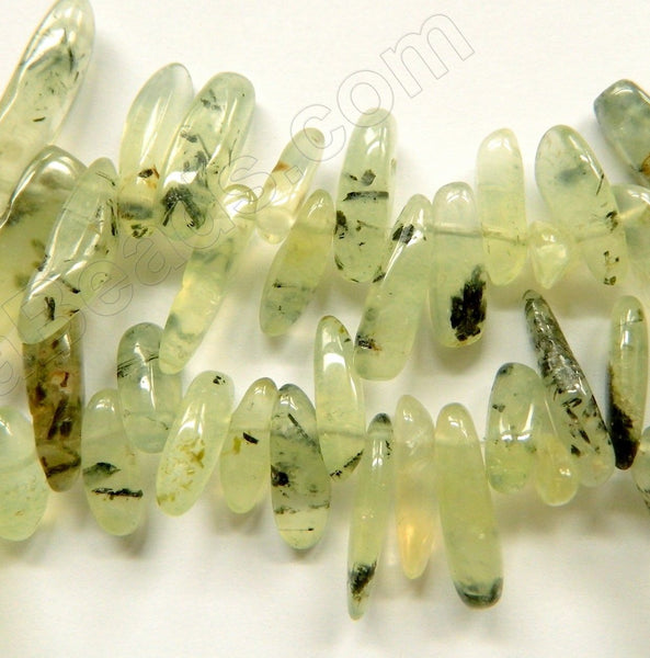 Prehnite Natural A  -  Smooth Sticks 16"