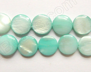 MOP Shell  - Color # 07 Light Turquoise Blue