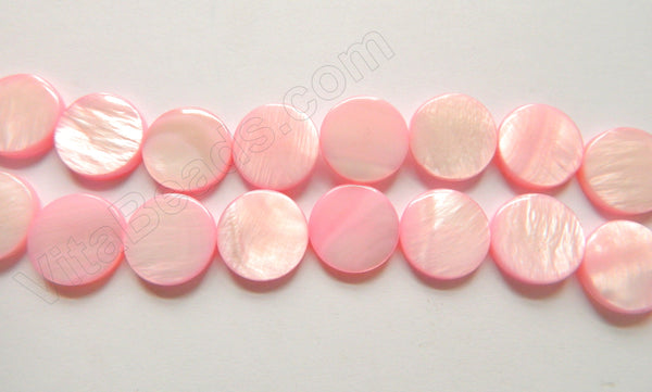 MOP Shell  - 09 Light Pink  -  Puff Coin