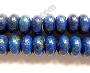 Lapis Lazuli A  -  Smooth Rondels  16"