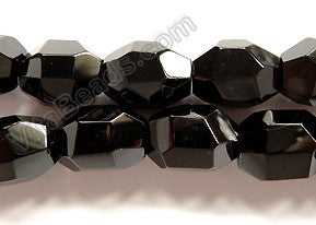 Black Onyx AA  -  Machine Cut Nuggets  16"   14 x 18 x 14 mm