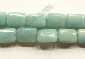 Amazonite A  -  Puff Rectangle 16"