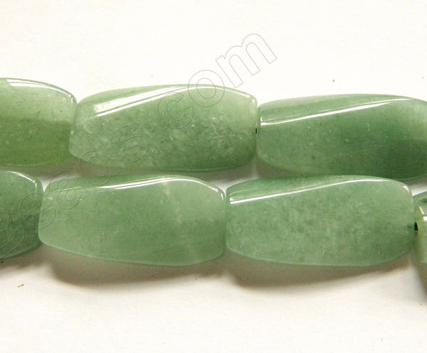 Green Aventurine  -  Twisted Rectangles  16"
