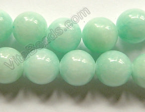 Green Amazonite Mashan Jade  -  Big Smooth Round  16"