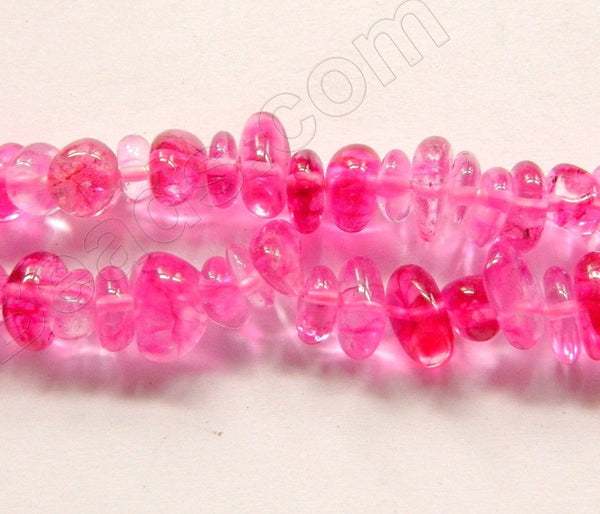 Fuchsia Quartz Light   -  Small Chip Nuggets  16"