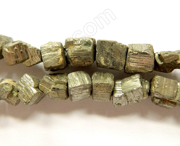 Pyrite Rough A  -  Irregular Cube Nuggets  16"