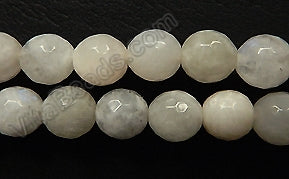 Rainbow Moonstone  -  Faceted Round 16"